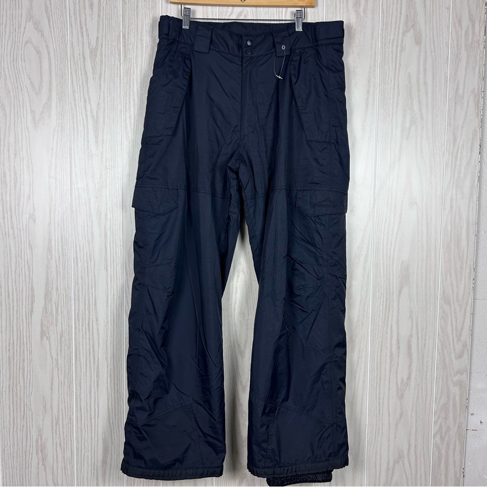 Polar Edge Silver Series Men's Dominator Black Ski Pants, L